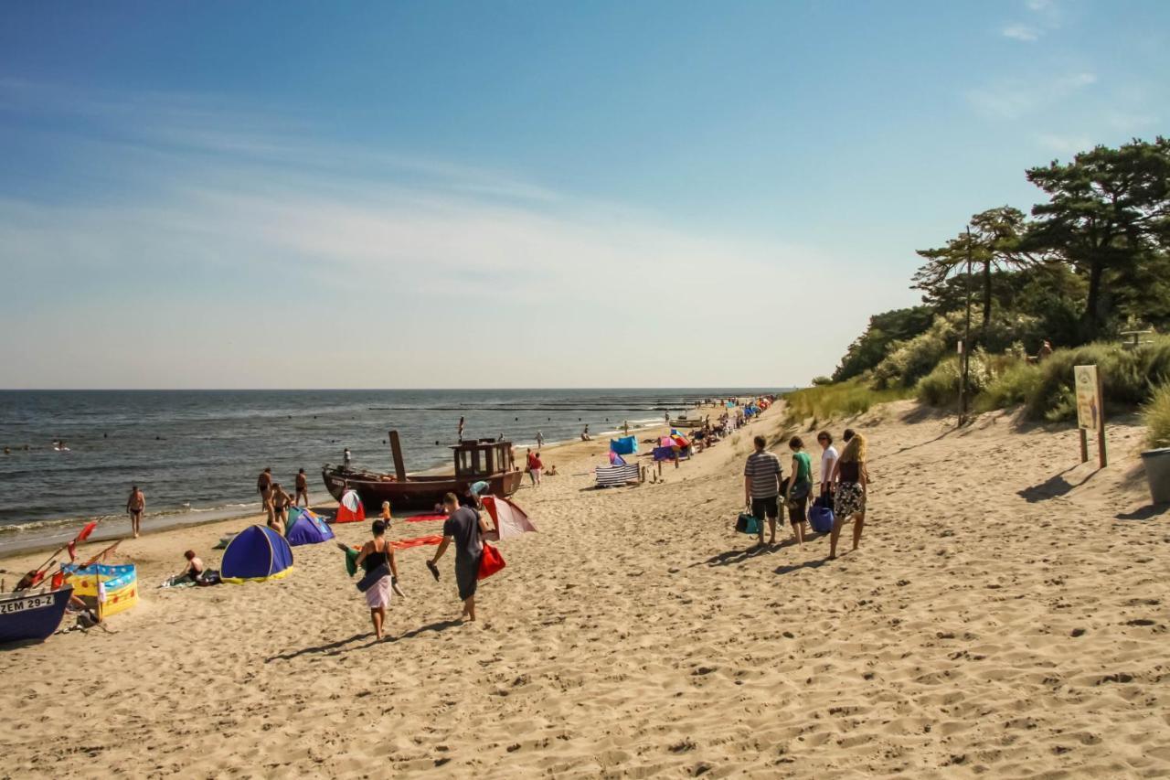 Apartment Ostseerose Ein Strandkorb Ist Im Sommer Inclusive Zempin Exterior foto